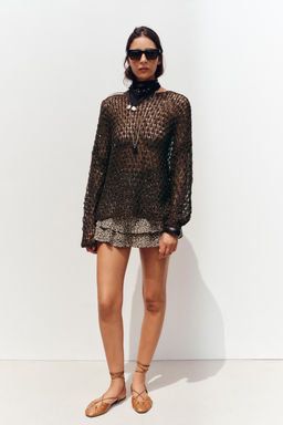 WIDE-WAIST BERMUDA SHORTS WITH RUFFLES - Zara фото 18