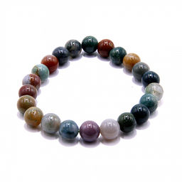 Браслет из камня Яшма 8мм мощная защита от негативной энергии порчи и сглаза