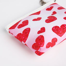 Кошелёк на молнии, цвет белый/розовый/красный - Simaland фото 2