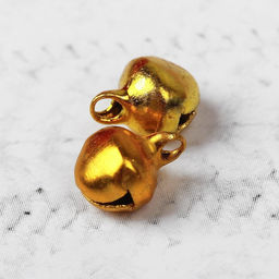 Цена за 2 шт. Бубенчики для рукоделия, набор 100 шт., размер 1 шт. — 0.6 см, золотой