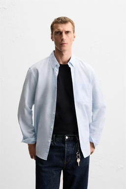COTTON - LINEN SHIRT - Zara фото 3