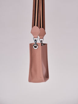 Сумка кожаная на плечо Azaro 30996 розовый туман