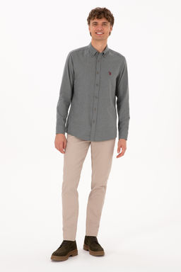 Erkek Koyu Bej Kanvas / Chino Pantolon Sepette S_rpriz _ndirim - U.s. polo assn фото 7