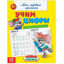 Прописи Учим цифры, 20 стр.