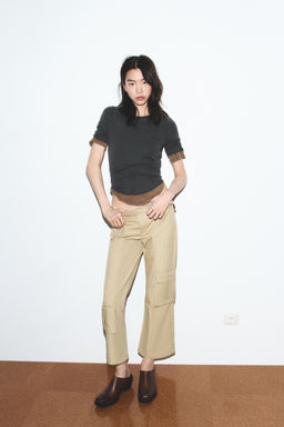 ANKLE-LENGTH STRAIGHT TROUSERS WITH POCKETS - Zara фото 8