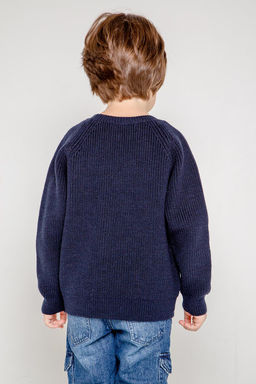 КВ 30123/ш/темно-синий джемпер д/мал яс