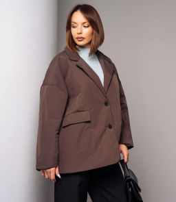 Куртка #КТ2126 (2), тёмно-коричневый