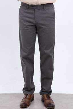 Gri Erkek Gabardin Dokulu Kumas Pantolon TMNAW26PL00026