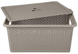 Корзина универсальная Wenge 20 л с крышкой, арт. 2213060