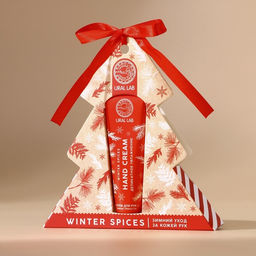 Крем для рук новогодний URAL LAB Winter Spices, 30 мл, аромат зимних пряностей