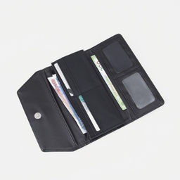 Кошелёк на магните, цвет чёрный/белый - Simaland фото 5