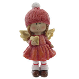 Фигурка декоративная "Ангел", L5,5 W4,5 H11 см, 2в.