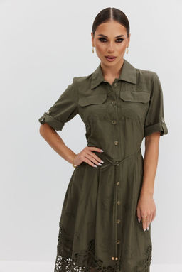 Платье Vesnaletto 4458-2 хаки