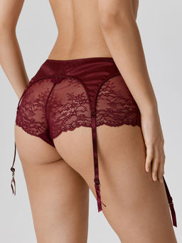 Infinity / Трусы боксер жен Sauvi бордовый - Infinity Lingerie фото 2