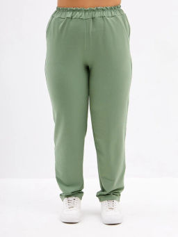 Костюм "Шарлот" (двухнитка)_301+/оливковый