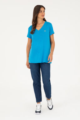 Женская базовая футболка Saks Неожиданная скидка в корзине - U.s. polo assn фото 11