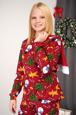 Детская новогодняя пижама Happyfox