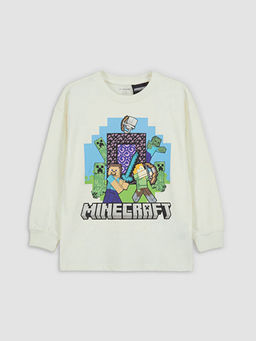 Minecraft Bask?l? Erkek ?ocuk Ti??rt