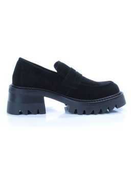 03-C1801-2 BLACK Полуботинки женские (натуральная замша) - Фабричный китай фото 7