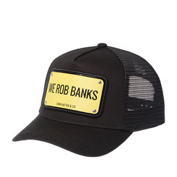 Бейсболка JOHN HATTER арт. 1-1007-U00 We Rob Banks (черный)