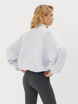 Утепленный свитшот оверсайз - NEVERLATE фото 2