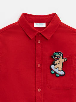 ACOOLA / Сорочка верхняя детская для мальчиков Roberti красный фото 4