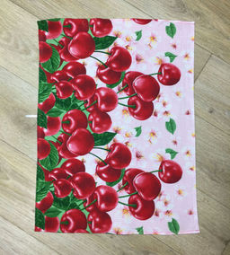 Полотенце 50*70 вафельное (Черешня) - Ивановотекстиль фото 2