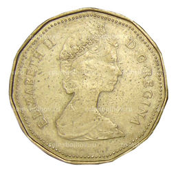 Монета 1 доллар 1987 года Канада