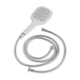 Душевая система ZEIN Z1002, тропическая и ручная лейка, шланги, стойка, мыльница, хром