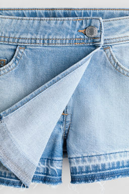 Falda pantal?n cruzada en denim - H&m фото 2