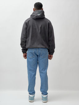 Куртка из вельвета мужская демисезонная темно-серого цвета 25336TC