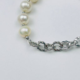 Браслет на цепочке с Жемчугом 18 см