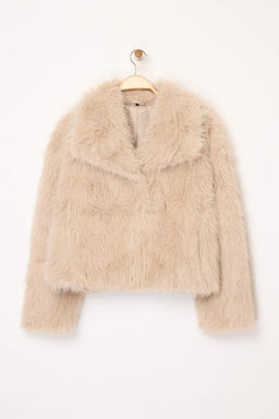 Bej Oversize Kal?p Kurk Mont TWOAW25MO00035 - Trendyolmilla фото 18