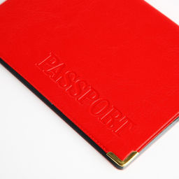 Цена за 2 шт. Обложка для паспорта, красная