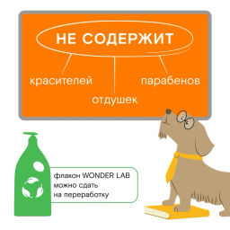 ЭкоШампунь для мытья собак WONDER lab, 1000мл