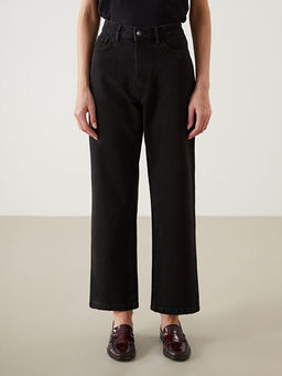 Wideleg Kad?n Jean Pantolon