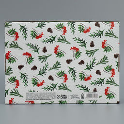 Цена за 2 шт. Коробка подарочная новогодняя складная Сказочного Нового года, 21?15?5 см