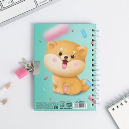 Анкета в твердой обложке на замочке Анкета енотик, А6 40 л - Artfox фото 12