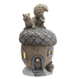 Фигурка декоративная "Домик" с подсветкой (АААх3, н/п), L30 W30 H46 см