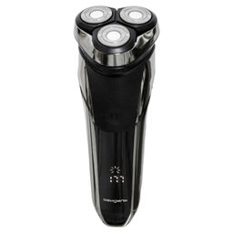 Электробритва "Агидель 19АС", аккумуляторно-сетевая, 5Вт, стальные ножи, 3-х ножевая, откидной триммер, LСD дисплей, IPX7 влагозащита, подключение через USB, батарея Li-ion емкостью 2000 mAh, автоматическая работа 3 часа, подарочная коробка 23х16х7см