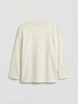 Bisiklet Yaka Bask?l? Erkek Bebek Ti??rt