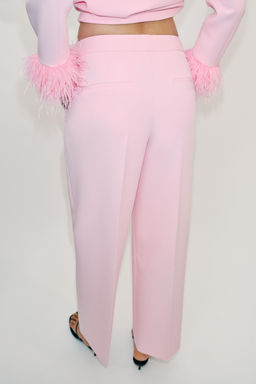 PANTAL?N RECTO TIRO BAJO SET / Rosa - Zara фото 6