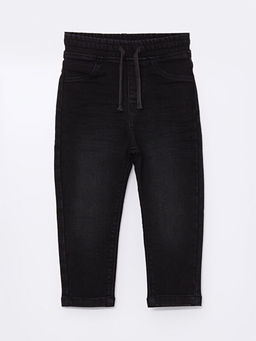 Beli Lastikli Erkek Bebek Jean Pantolon