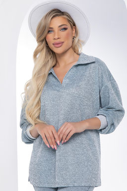 Джемпер Эссен (серо-голубой) Б8448 - Lt collection фото 7