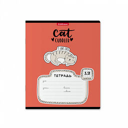 Цена за 10 шт. Тетрадь школьная ученическая ErichKrause Funny Kittens, 12 листов, клетка (в плёнке по 10 шт.)_MIX-PACK  фото 5