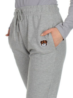 Q-05 GRAY Брюки спортивные женские (85% хлопок, 15% полиэстер)