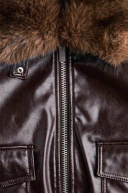 Cazadora revestida con cuello extra?ble - H&m фото 4