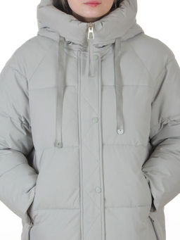 24-802 LT. OLIVE Пальто зимнее женское (200 гр. холлофайбер)