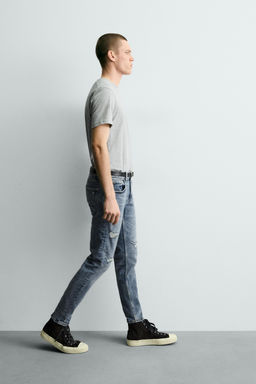 RIPPED FLARE FIT JEANS - Zara фото 15