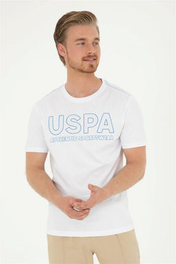 Мужская белая футболка Неожиданная скидка в корзине